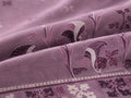 Lavender Floral Bedsheet Set – Elegant Botanical Bloom Print with Paris Heritage Design & 2 Pillow Covers