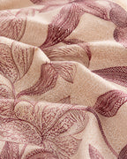 Vintage Floral Print Cotton Bedsheet Set with 2 Pillow Covers – Blush Botanical